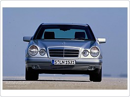 Plexi ofuky oken, deflektory, Mercedes E W210, 1995-2002, přední