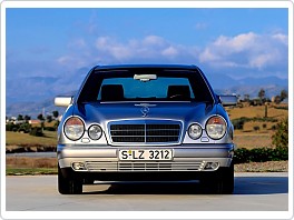 Plexi ofuky oken, deflektory, Mercedes E W210, 1995-2002, přední + zadní pro combi