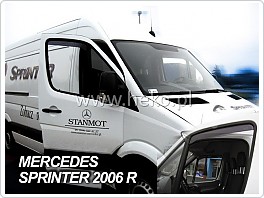 Plexi ofuky, deflektory Mercedes Sprinter 2006- horní část OPK