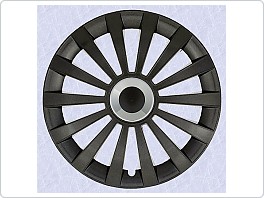 Kryty kol, poklice na kola, Meridian Ring black, 16, 1ks, pouze po 4ks