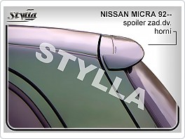 Stříška, zadní spoiler, Nissan Micra, 92-02
