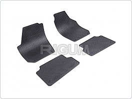 Gumové koberce, autokoberce sada ŠKODA Fabia 2, 2008-2013 slabé