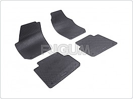 Gumové koberce, autokoberce sada ŠKODA Roomster 2006- slabé