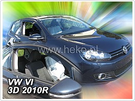 Plexi ofuky oken VW Golf 6 VI, hatchback 3dveř. přední