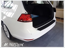 Ochranný plastový práh zadního nárazníku, kryt hrany nárazníku VW Volkswagen Golf 7 VII, 2012- Combi