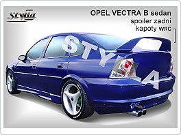 Křídlo WRC, zadní spoiler Opel Vectra B, model sedan, 95-00