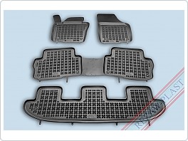Gumové VANIČKY, autokoberce sada VW Sharan 2010-, 7.míst