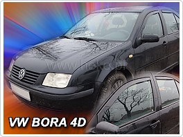 Plexi ofuky oken, VW Bora, 1998-2005 přední + zadní pro sedan