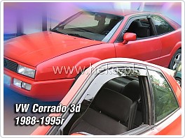 Plexi ofuky oken VW Corrado, 3dveř. 1988-1995 přední