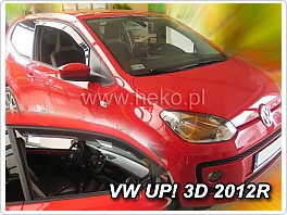 Plexi ofuky oken, deflektory Volkswagen Up, 3dveř. 2012- přední