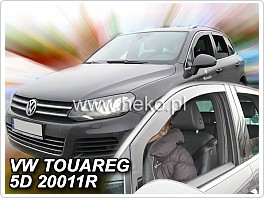 Plexi ofuky oken, VW Touareg, 2010-, přední