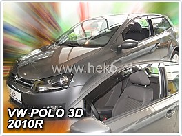 Plexi ofuky oken VW Polo, 2009- 3dveř. přední