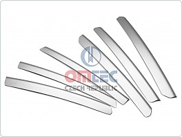 Opel Zafira B, 2005-2011, chromové, nerezové lišty masky 6dílná