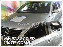 Plexi ofuky oken VW Passat, B6, B7, 2005-2014 přední + zadní pro sedan