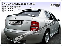 Škoda Fabia 1, sedan, Křídlo, zadní spoiler FAB03 Tuning
