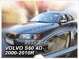 Plexi ofuky oken, deflektory, Volvo S60 2000-2010, přední