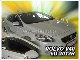 Plexi ofuky oken, deflektory, Volvo V40 2012-, přední