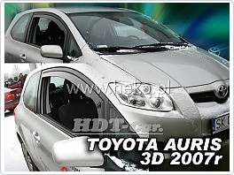 Plexi ofuky, protiprůvanové plexi, Toyota Auris 3dveř. 2007-
