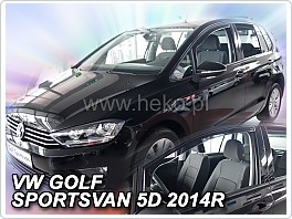 Plexi ofuky oken, deflektory VW Golf SPORTSVAN, přední