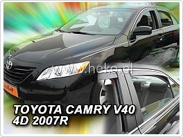 Plexi ofuky oken, deflektory Toyota Camry V40 2007-2011 přední + zadní