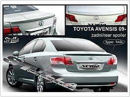 Lišta kufru, odtrhová hrana, zadní spoiler Toyota Avensis sedan 2009-