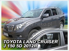 Plexi ofuky oken, deflektory, Toyota Land Cruiser J150 2009-, přední