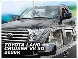 Plexi ofuky oken, deflektory, Toyota Land Cruiser J200 V8 5Dveř 2008-, přední