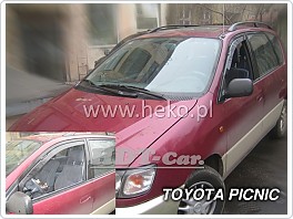 Plexi ofuky oken, deflektory, Toyota Picnic 5Dveř 1996-2001, přední