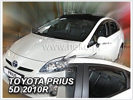 Plexi ofuky oken, deflektory Toyota Prius 2010-2015 přední + zadní