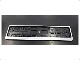 Podložka pod SPZ, držák SPZ, PVC broušený hliník