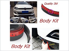 Univerzální gumový spoiler pod nárazník, UNI-SKIRT SK-1