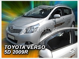 Plexi ofuky oken, deflektory, Toyota Verso 5Dveř 2009-, přední