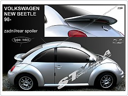 Křídlo, zadní spoiler Vokswagen New Beetle