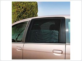 Clony proti slunci do auta, návlek na dveře Square Caps typ M, Italy