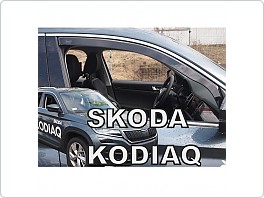 Plexi ofuky oken, deflektory Škoda Kodiaq, 2017- přední