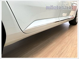 Škoda Superb 3, boční nerezové lišty
