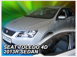 Plexi ofuky oken, deflektory, Seat Toledo, 2012- přední