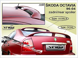 Škoda Octavia 1, sedan, Stříška OC05b, zadní spoiler