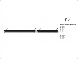 Ochranné boční lišty dveří Seat Cordoba 5Dveř 1993-2002