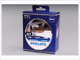 Autožárovky Philips H7 Racing Vision + 150%, sada 2ks