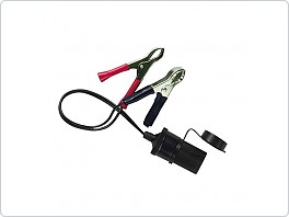 Zásuvka s bateriovými svorkami 12V