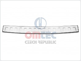 Ochranný nerezový práh zadního nárazníku, VW T4