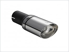 Koncovka výfuku Profi nerez, oválná 65x95mm, vstup 50mm