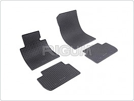 Gumové koberce, autokoberce sada BMW E46, 1998-2003