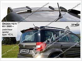 Zadní spoiler Škoda Yeti, 2009-