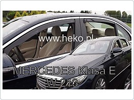 Plexi ofuky oken, deflektory, Mercedes třídy E, W213, 2016-, přední + zadní pro sedan