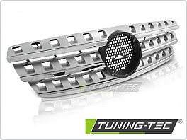 Přední maska Mercedes ML W163 1998-2005 AMG look chrom, silver