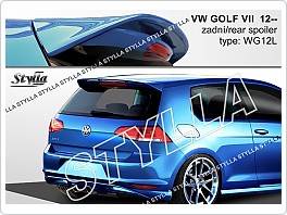 Zadní spoiler, VW Golf 7, hatchback 2012- 