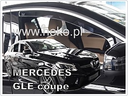 Plexi ofuky, deflektory Mercedes GLE coupe 2015- přední