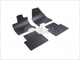 Gumové koberce, autokoberce sada NISSAN Qashqai + 2 2008-2013